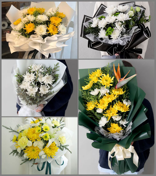 山西忻州原平市大牛店镇神山三村白事花束代送